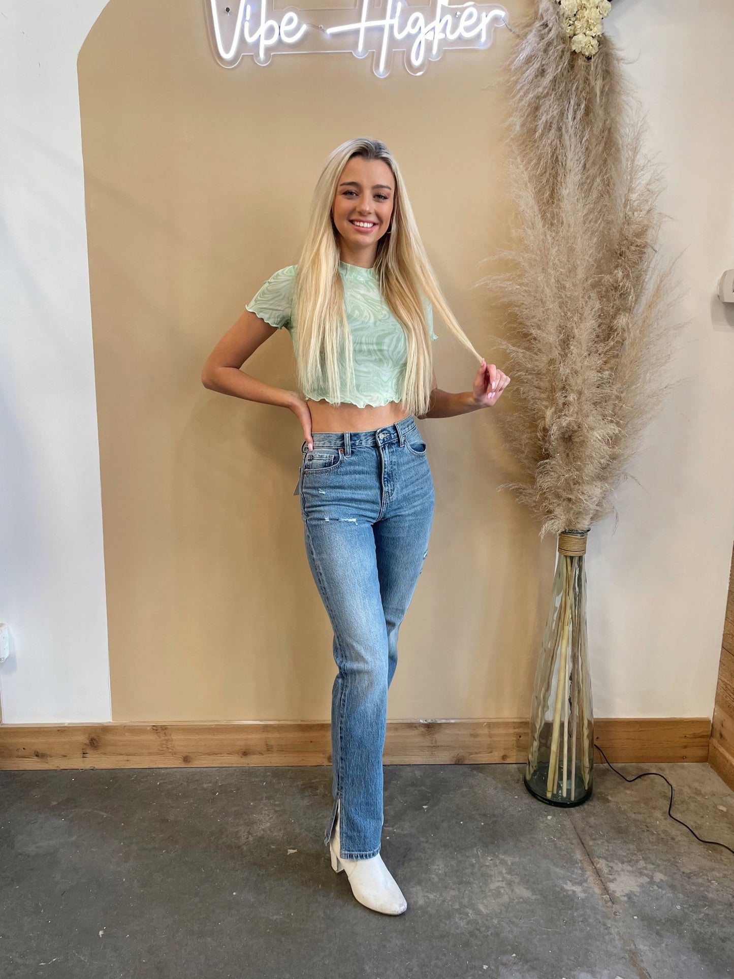 Jackie Mesh Top - Arete Style