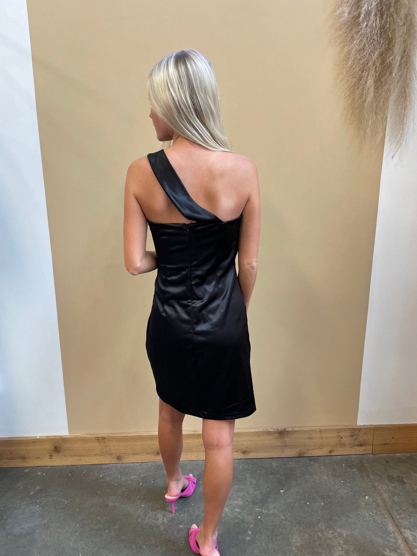 Jancy One Shoulder Dress - Arete Style