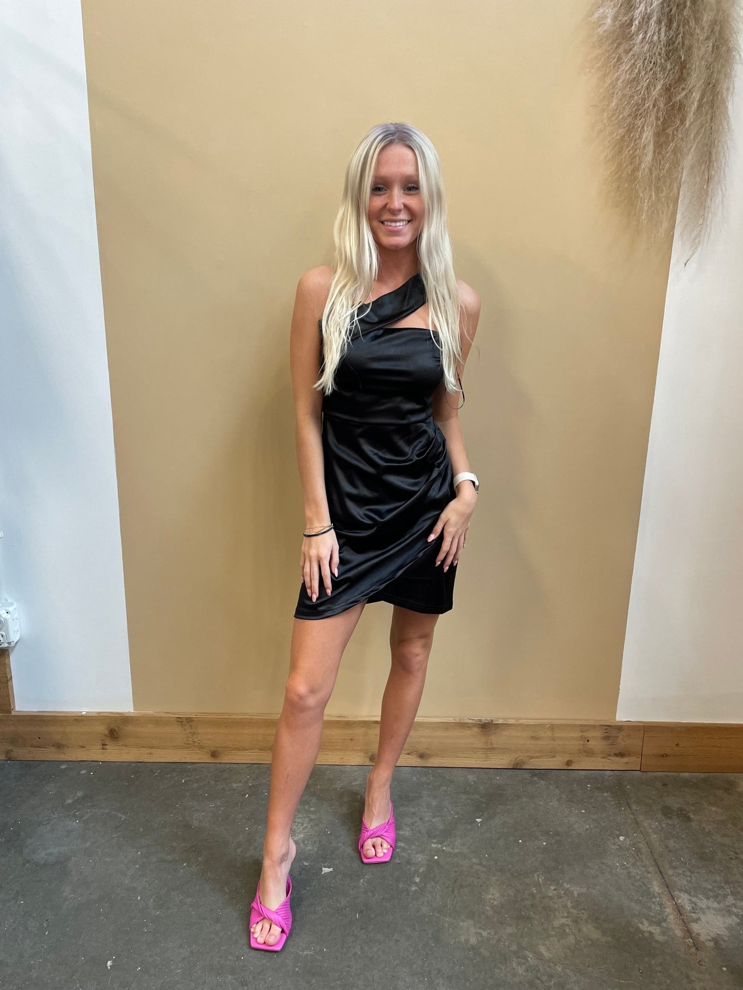 Jancy One Shoulder Dress - Arete Style