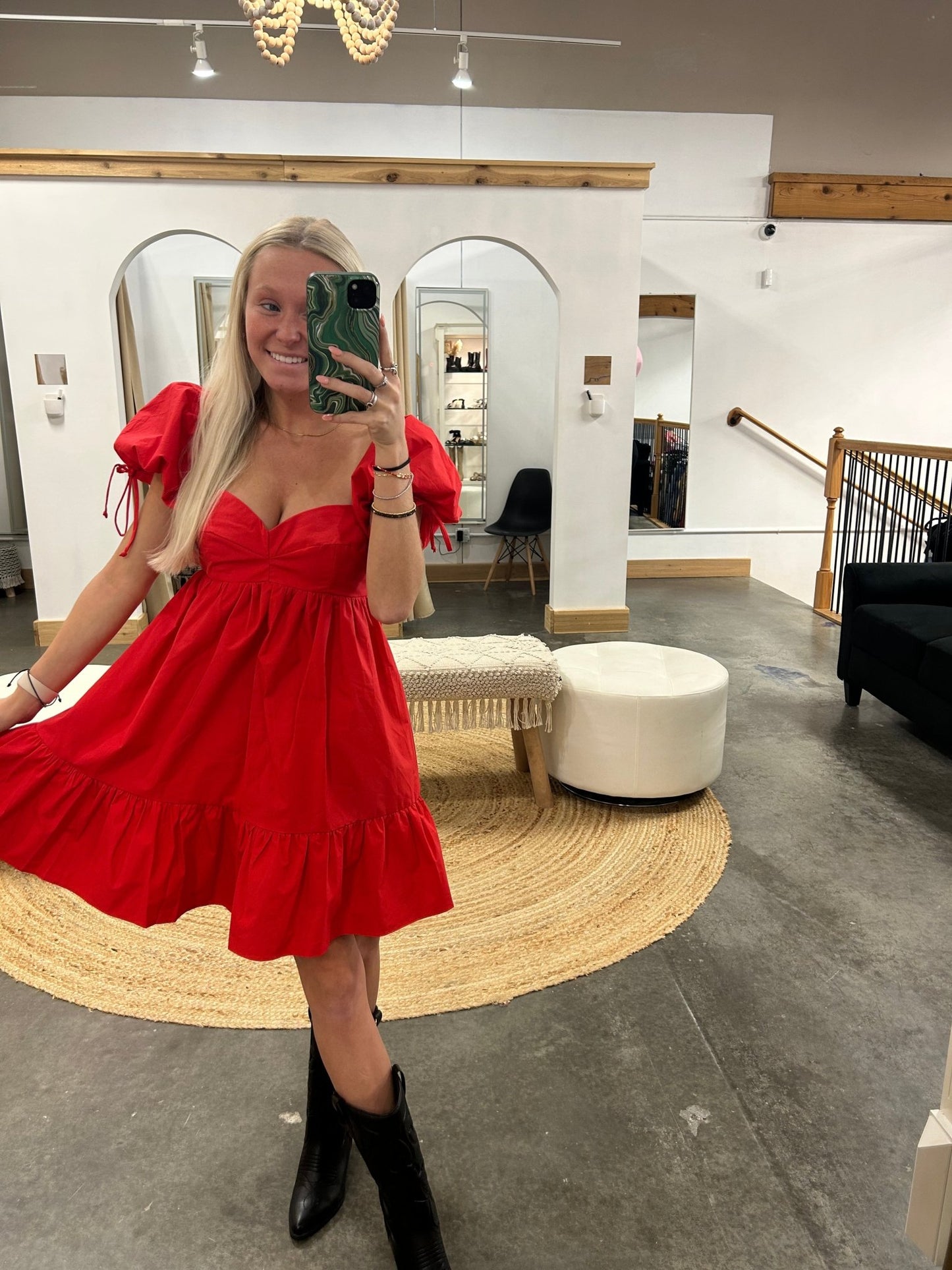Jess Baby Doll Tie Dress - Arete Style