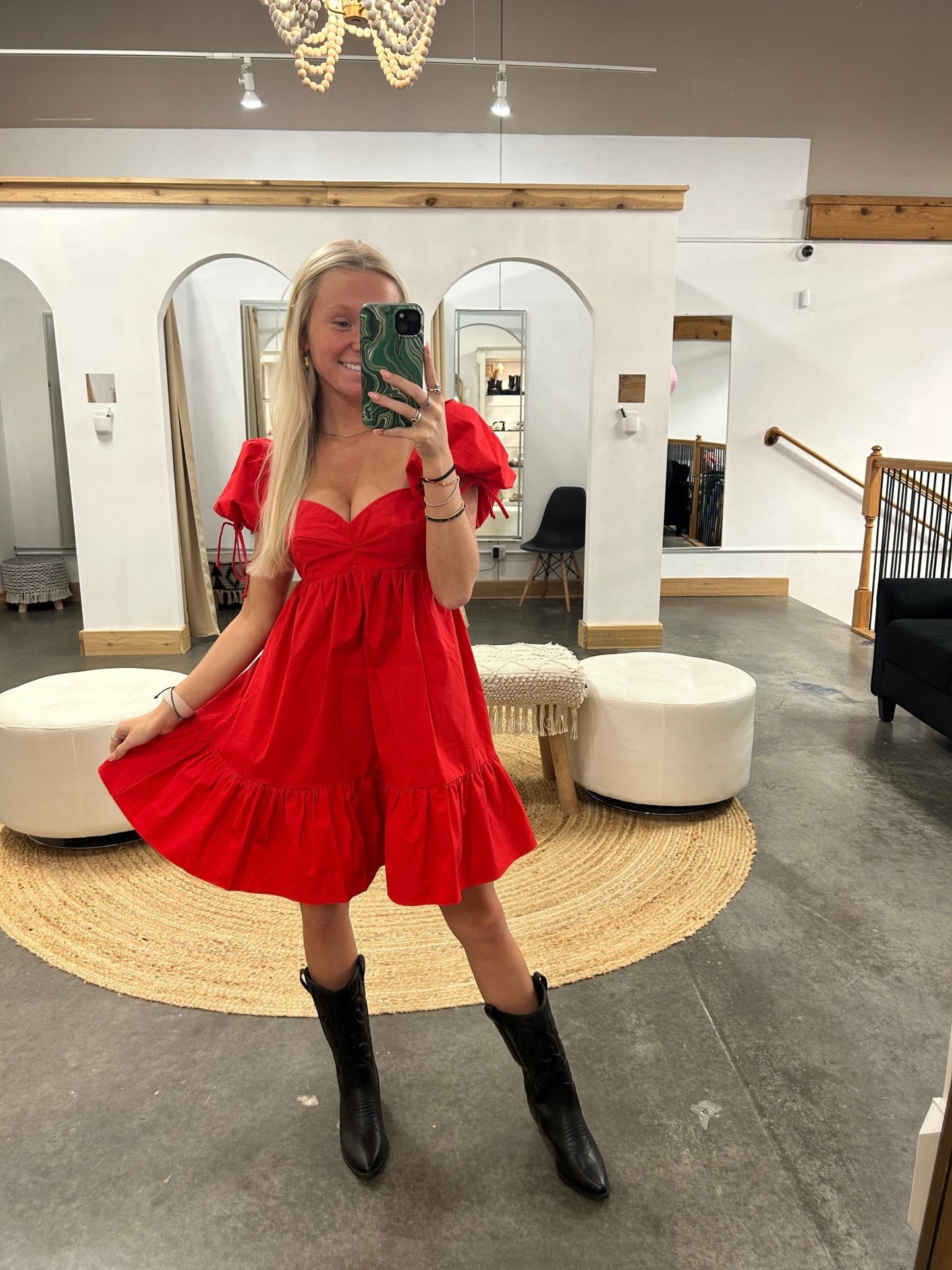 Jess Baby Doll Tie Dress - Arete Style