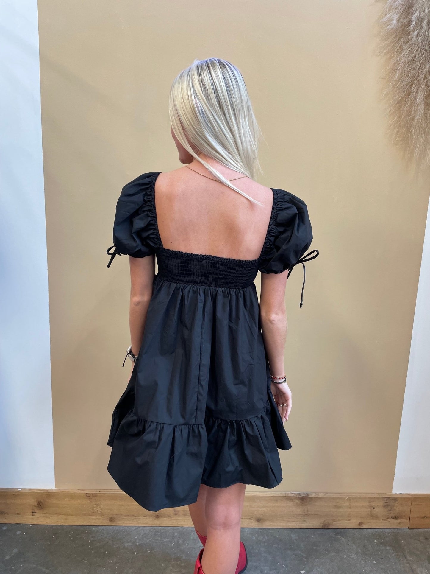Jess Baby Doll Tie Dress - Arete Style
