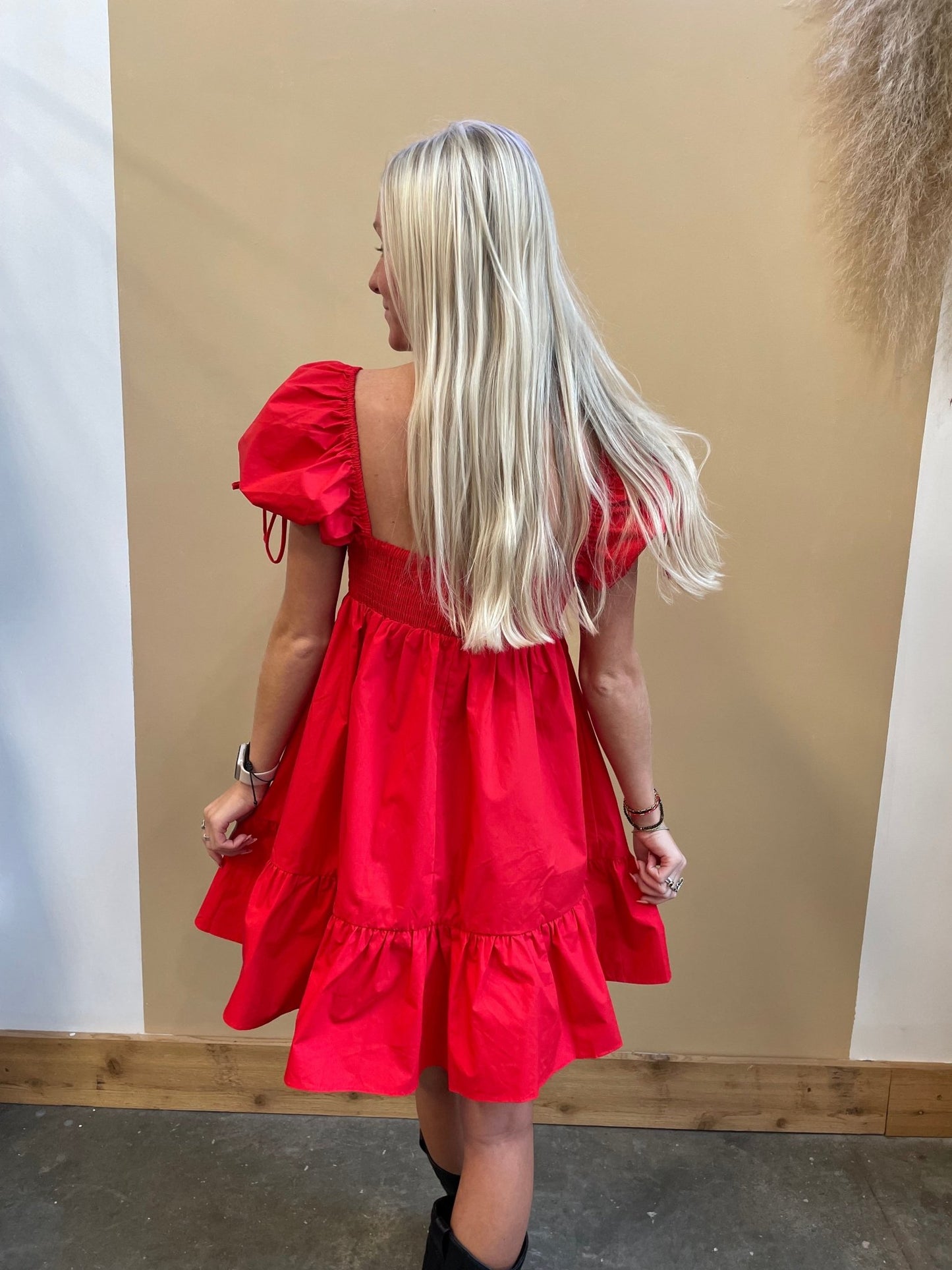 Jess Baby Doll Tie Dress - Arete Style