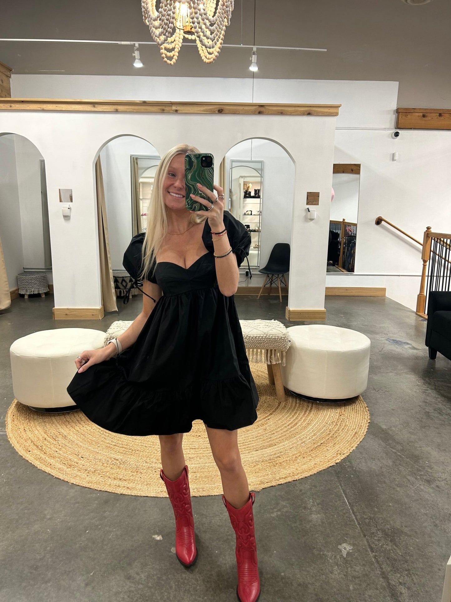 Jess Baby Doll Tie Dress - Arete Style
