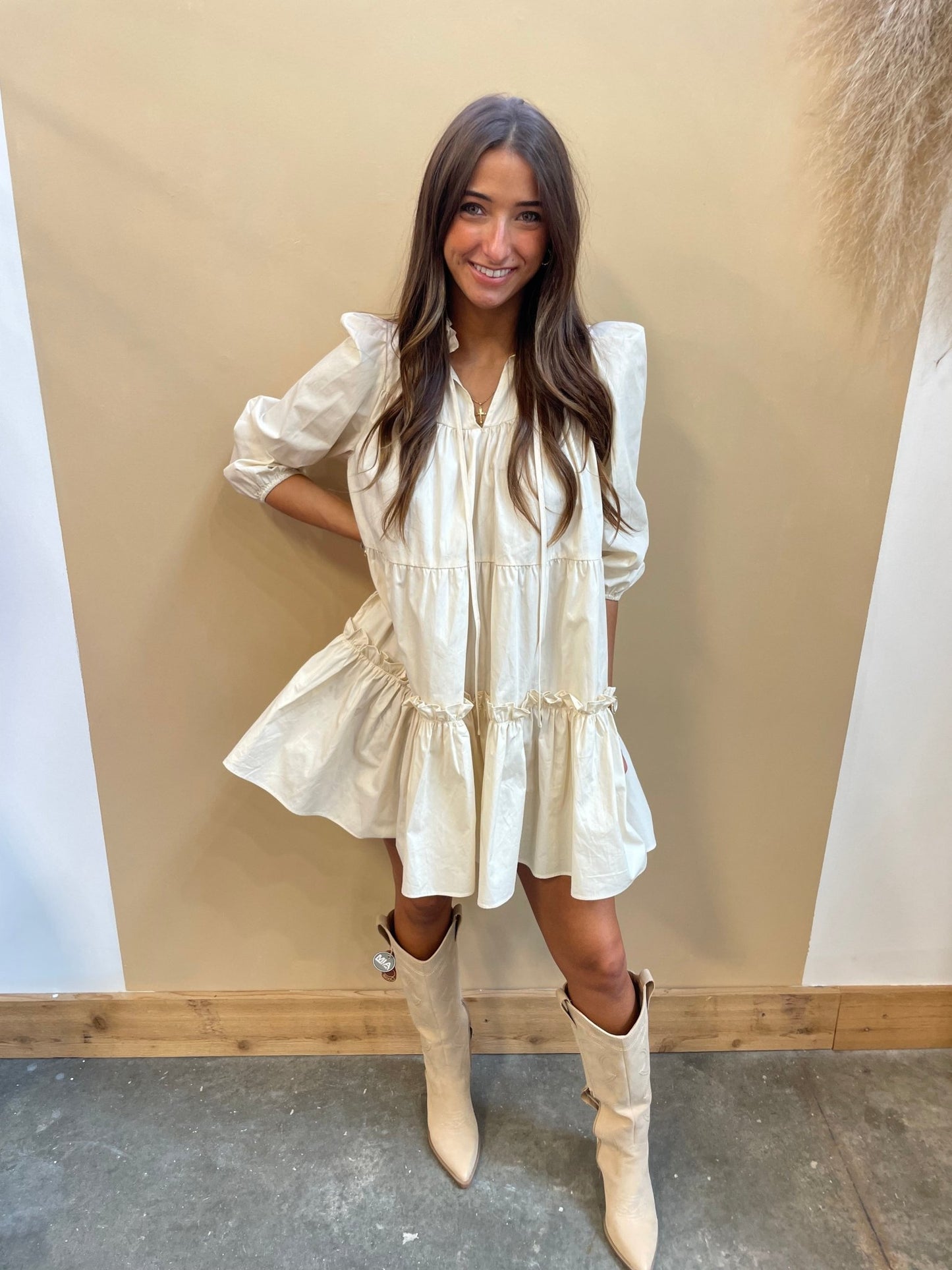 Kiera Ruffle Dress - Arete Style