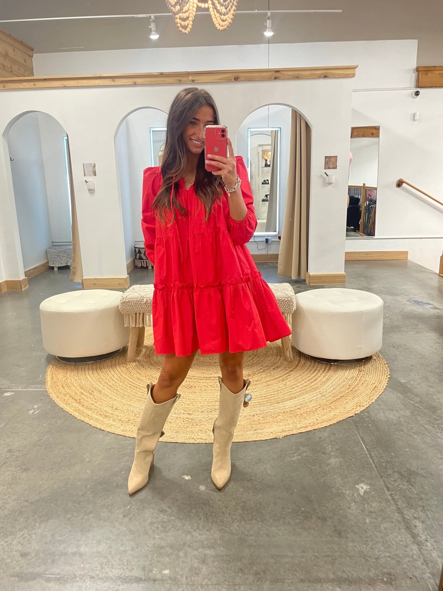Kiera Ruffle Dress - Arete Style