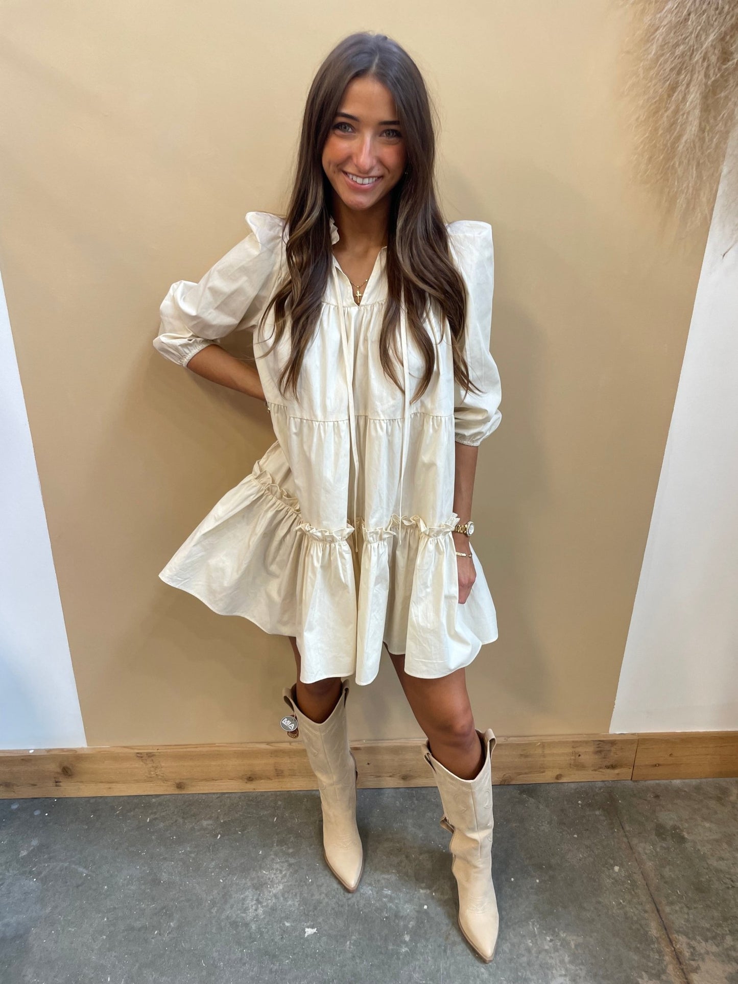 Kiera Ruffle Dress - Arete Style