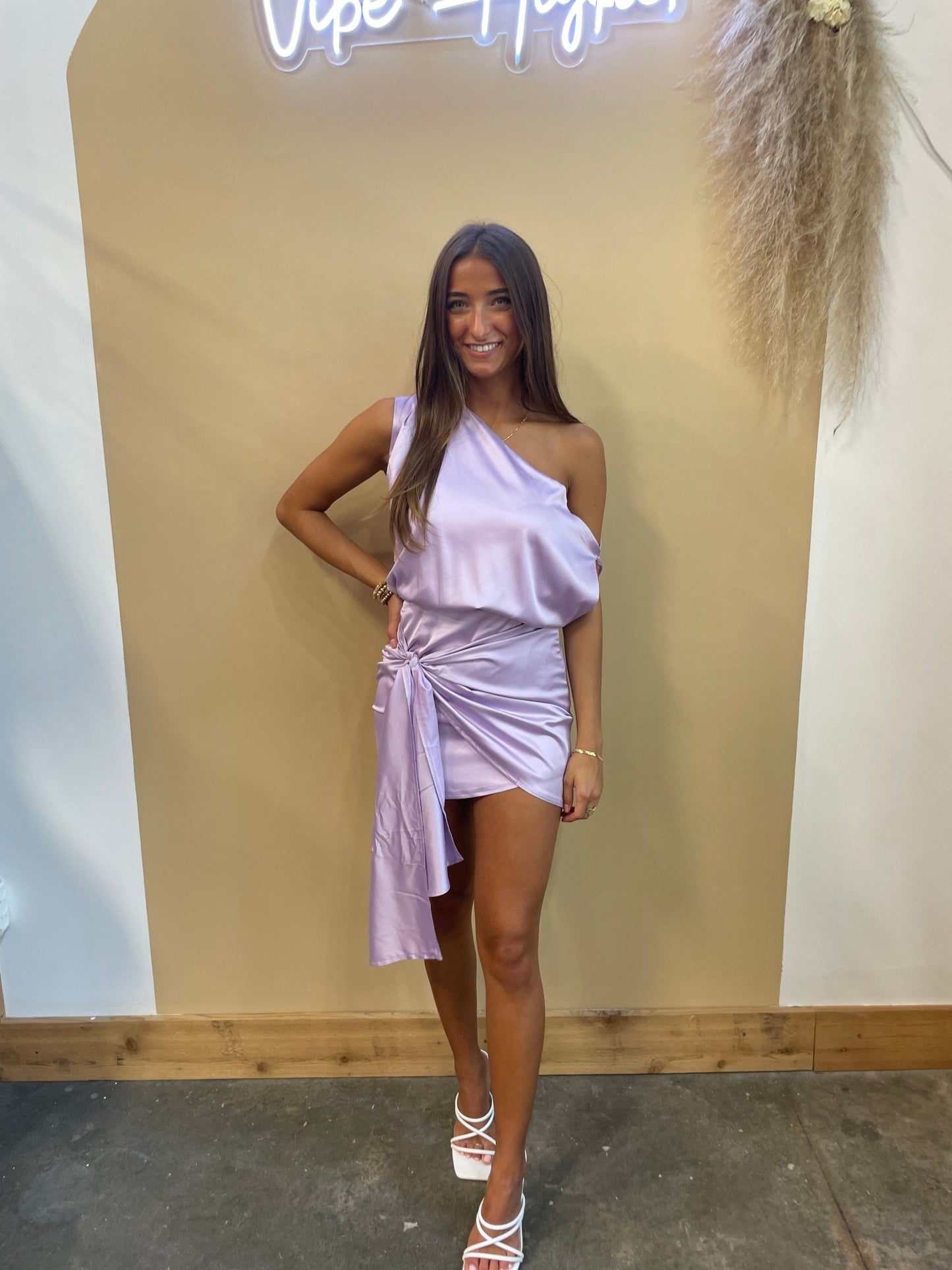Late Night Feeling Wrap Dress - Arete Style
