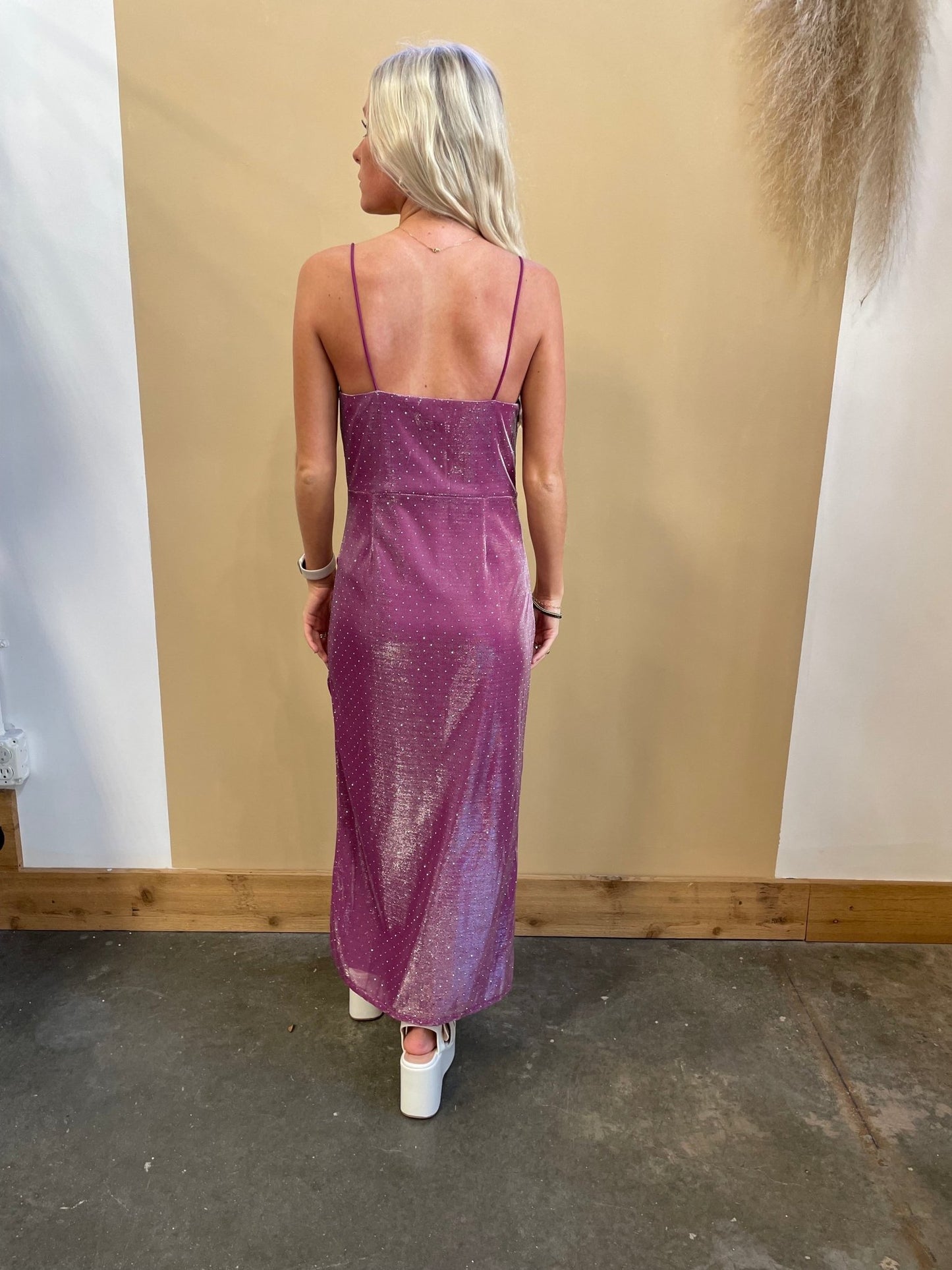 Light In The Dark Midi Dress - Arete Style