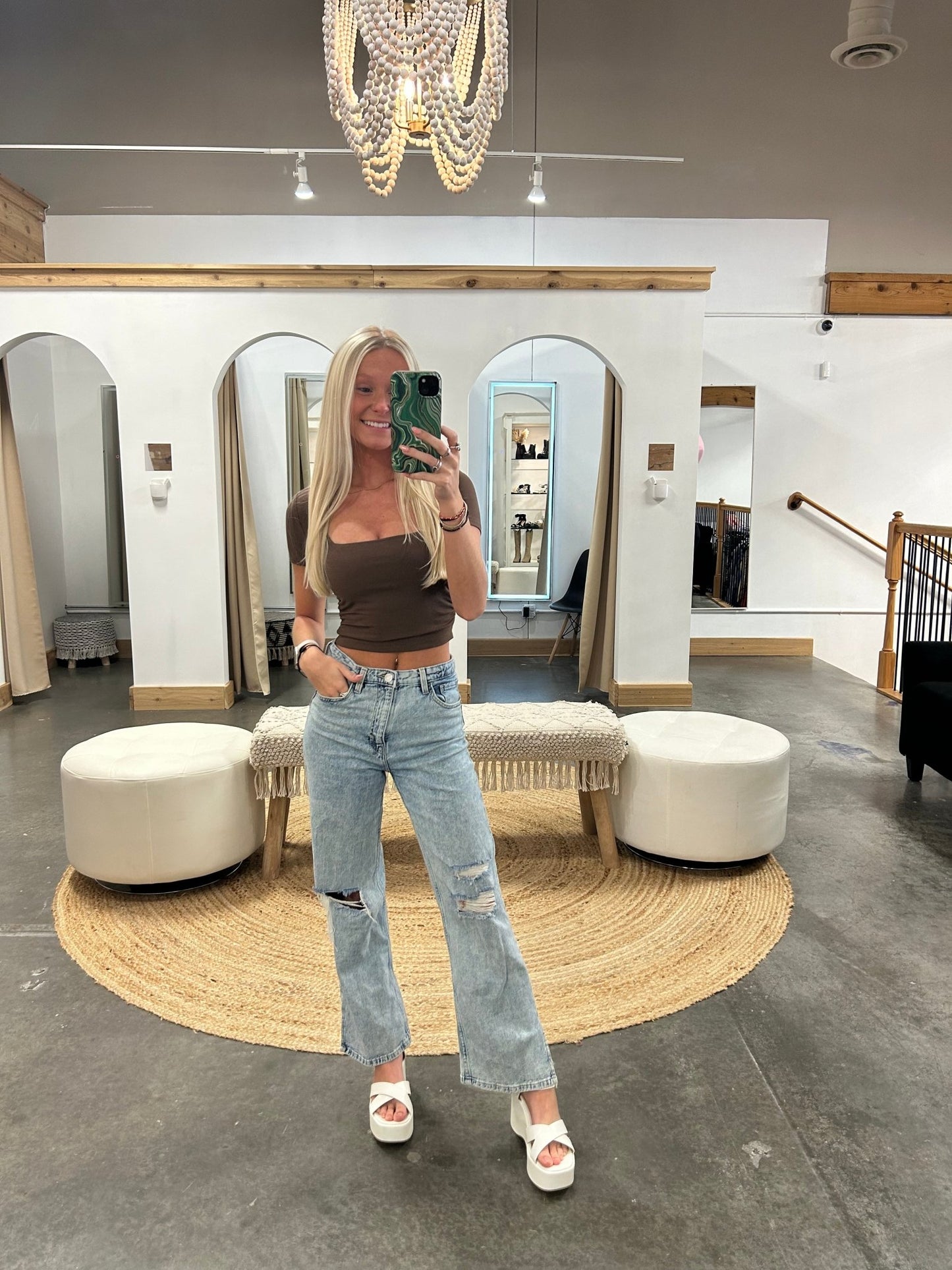 Liv Square Neck Top - Arete Style