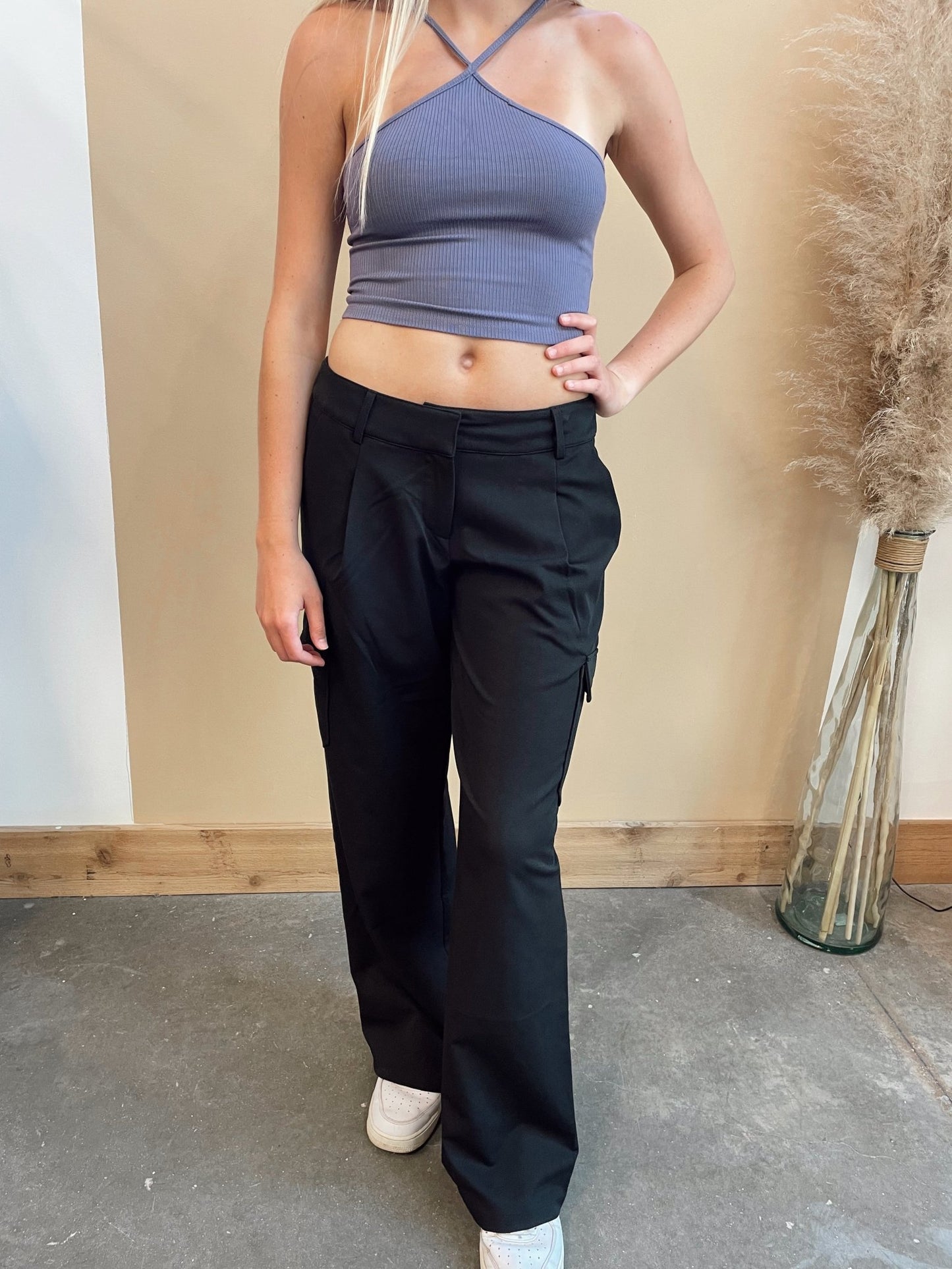 Low Rise Abba Cargo Pant - Arete Style