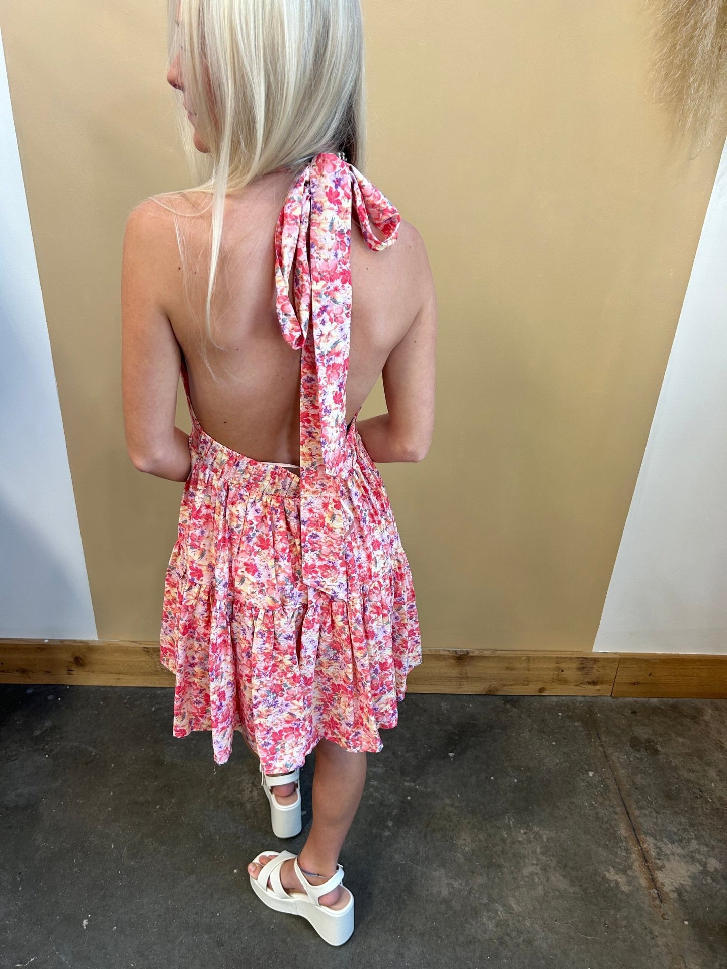 Lydia Halter Dress - Arete Style