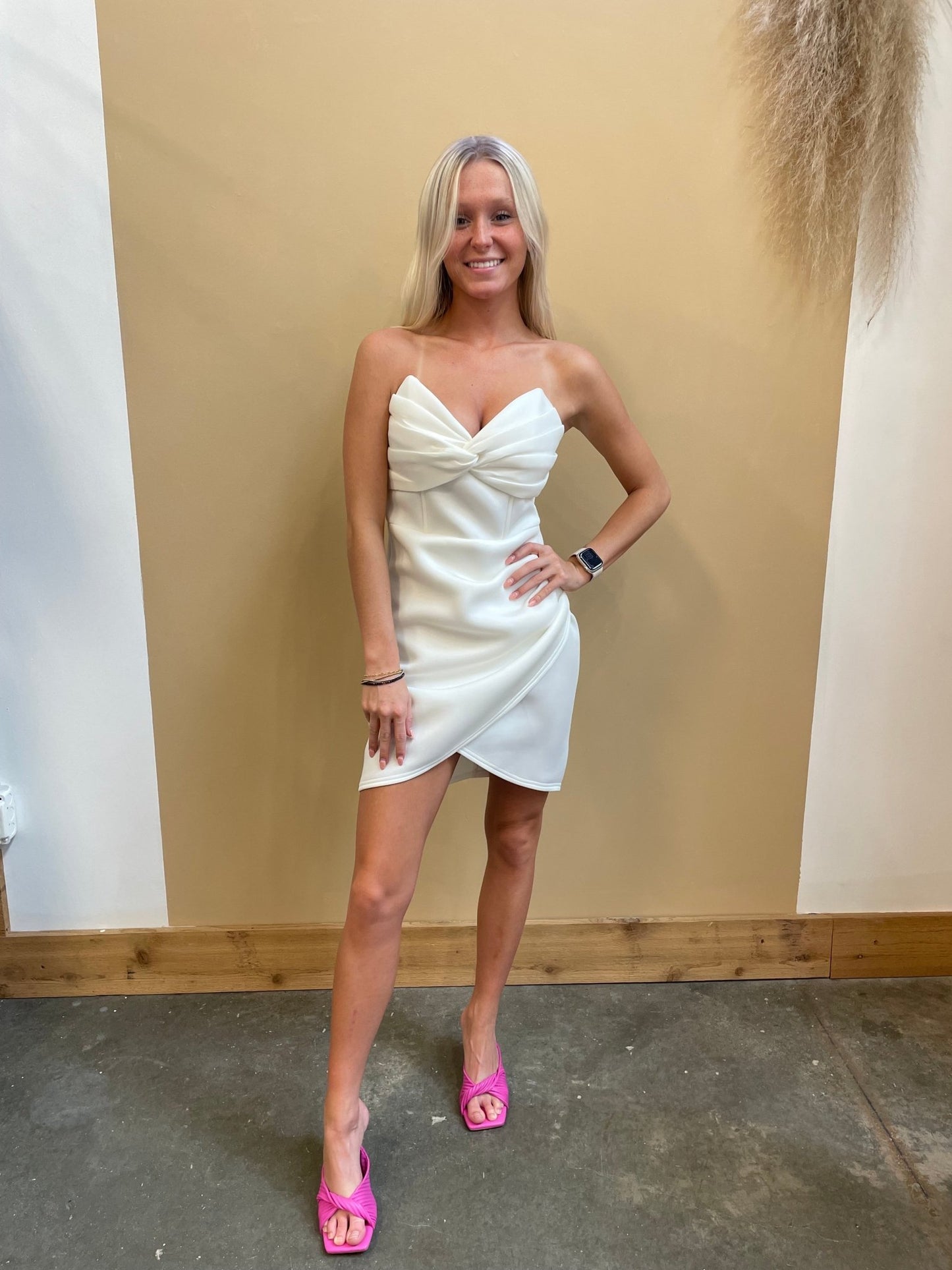 Make It Right Strapless Dress - Arete Style