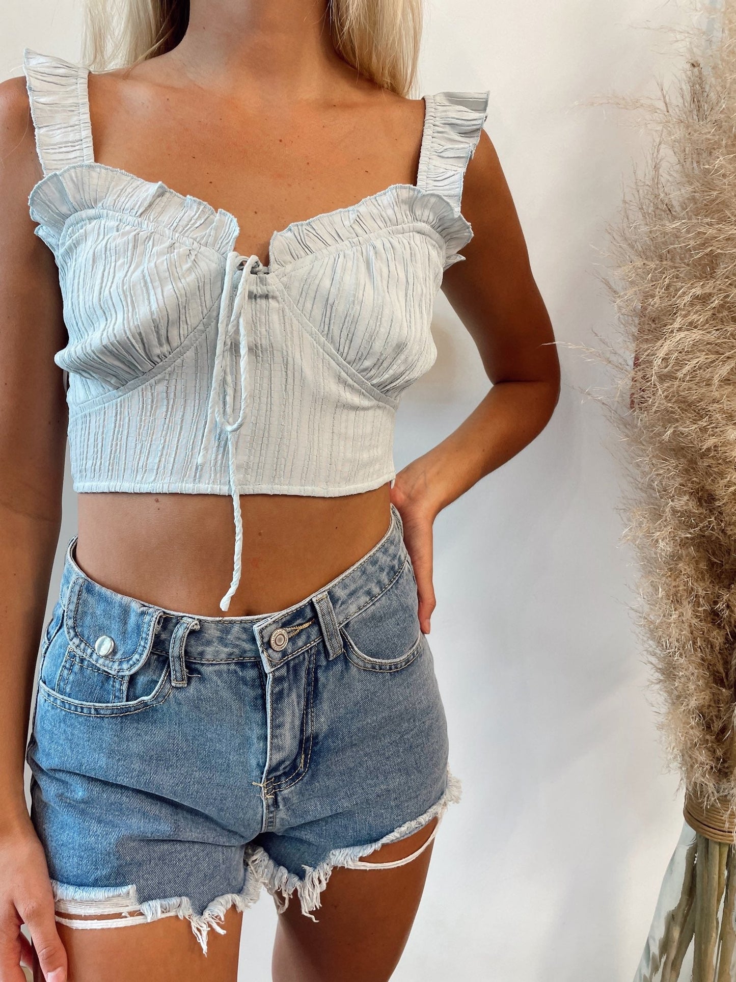 Ocean Eyes Crop Top - Arete Style