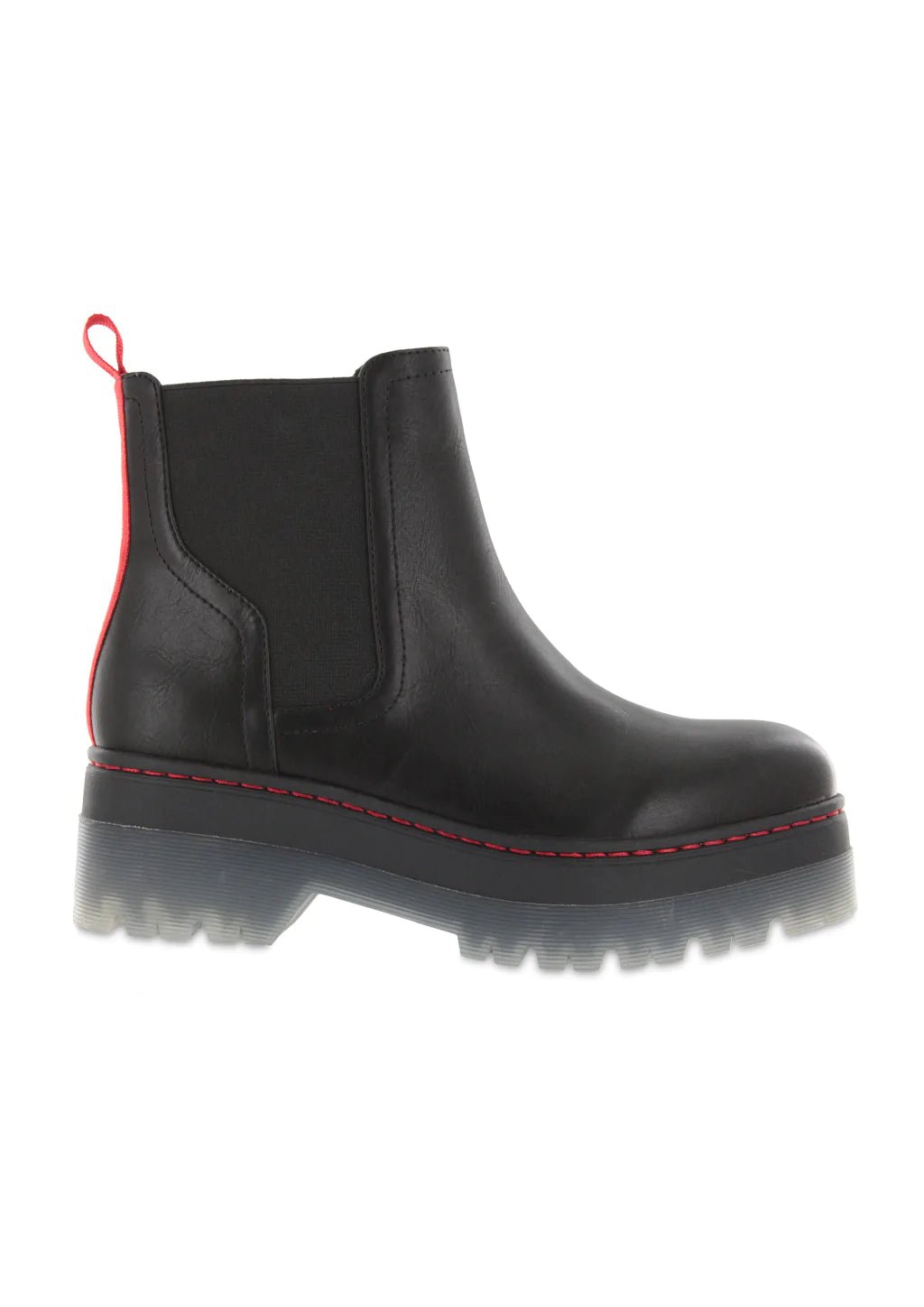 Red Stripe Booties - Arete Style