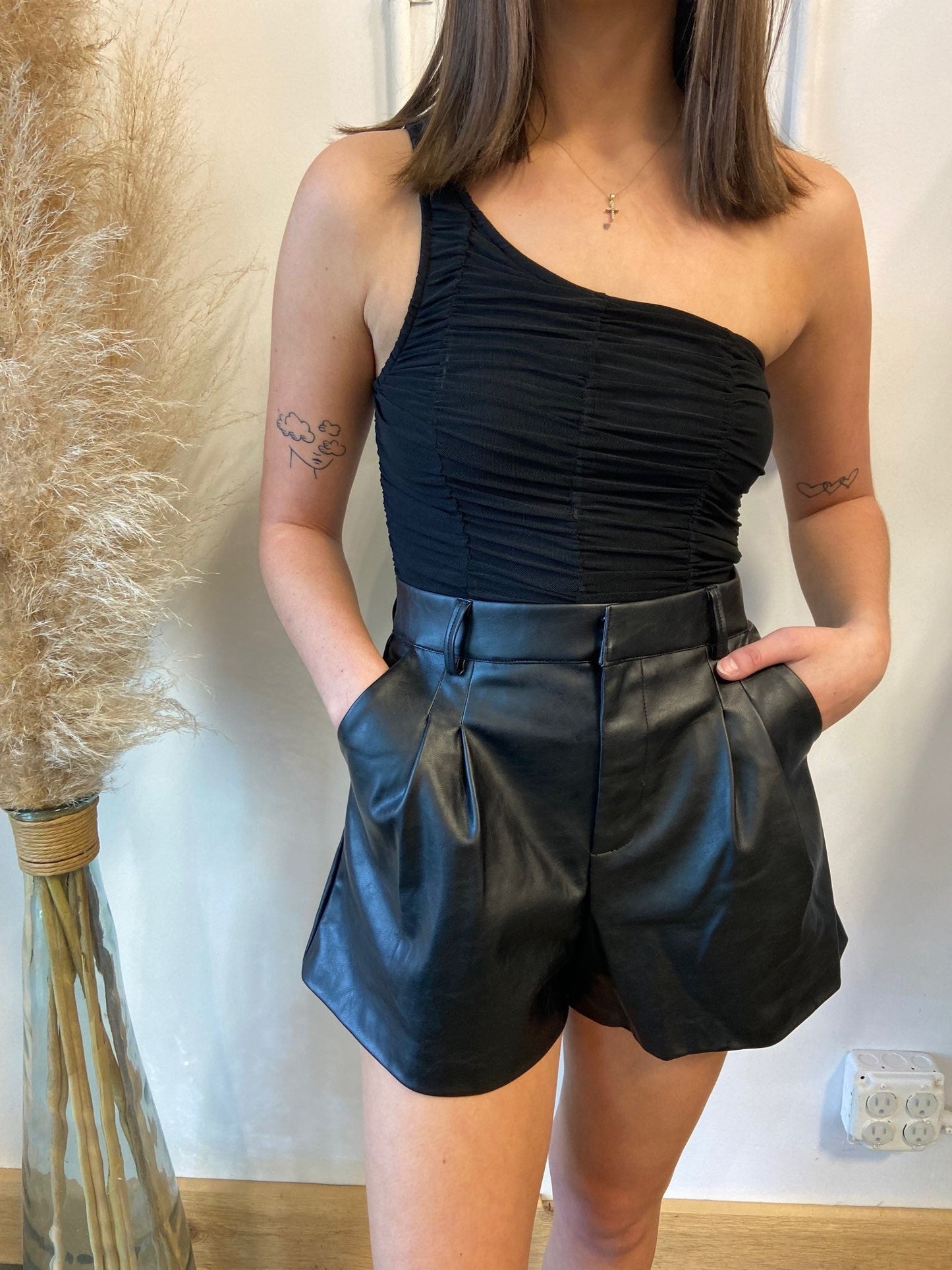 Sandie Ruched Bodysuit - Arete Style