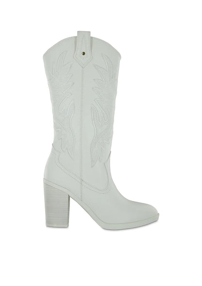 Serena White Boots - Arete Style