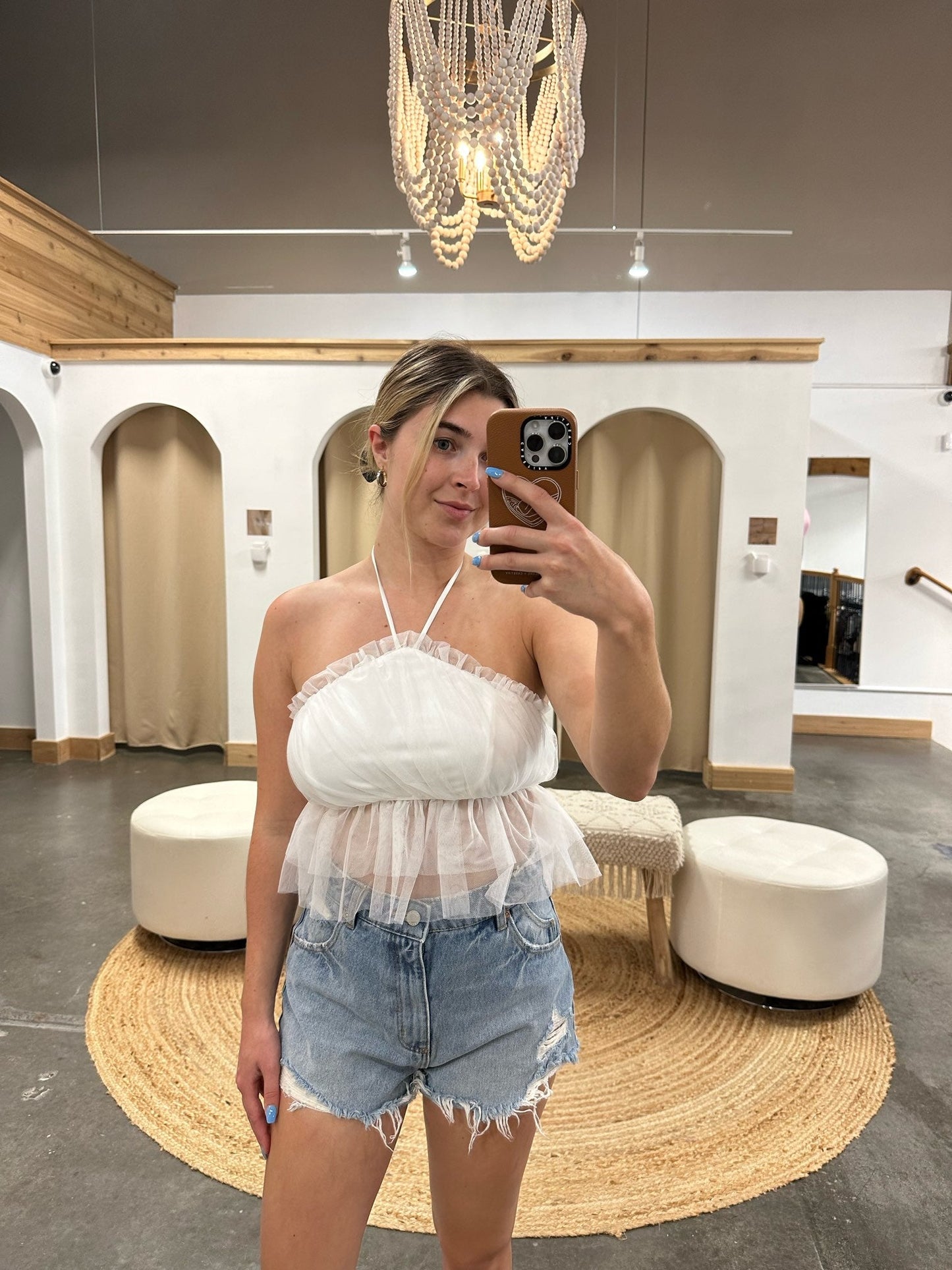 Sofie Peplum Top - Arete Style