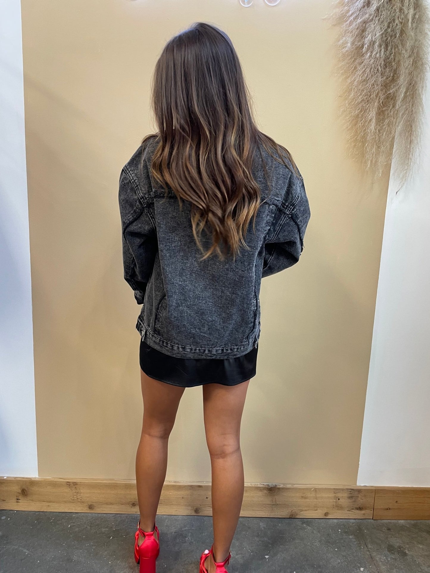 Studded Denim Jacket - Arete Style