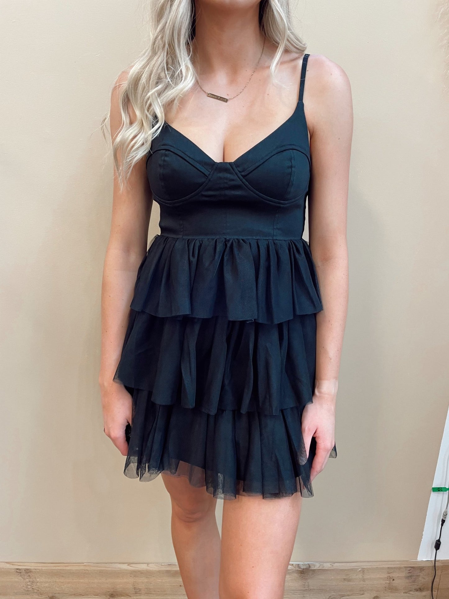 Tessa Ruffle Dress - Arete Style