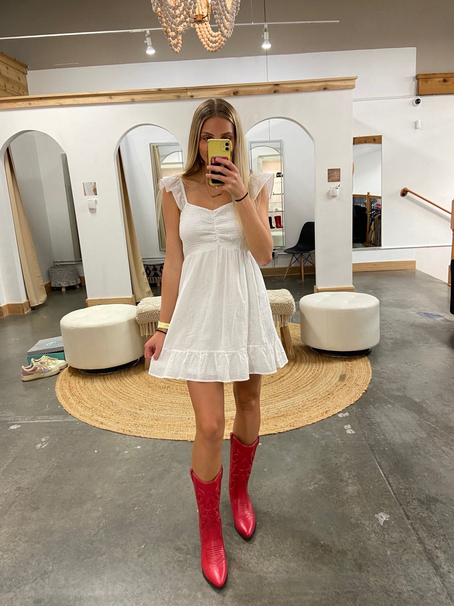 Walk This Way Red Cowgirl Boots - Arete Style