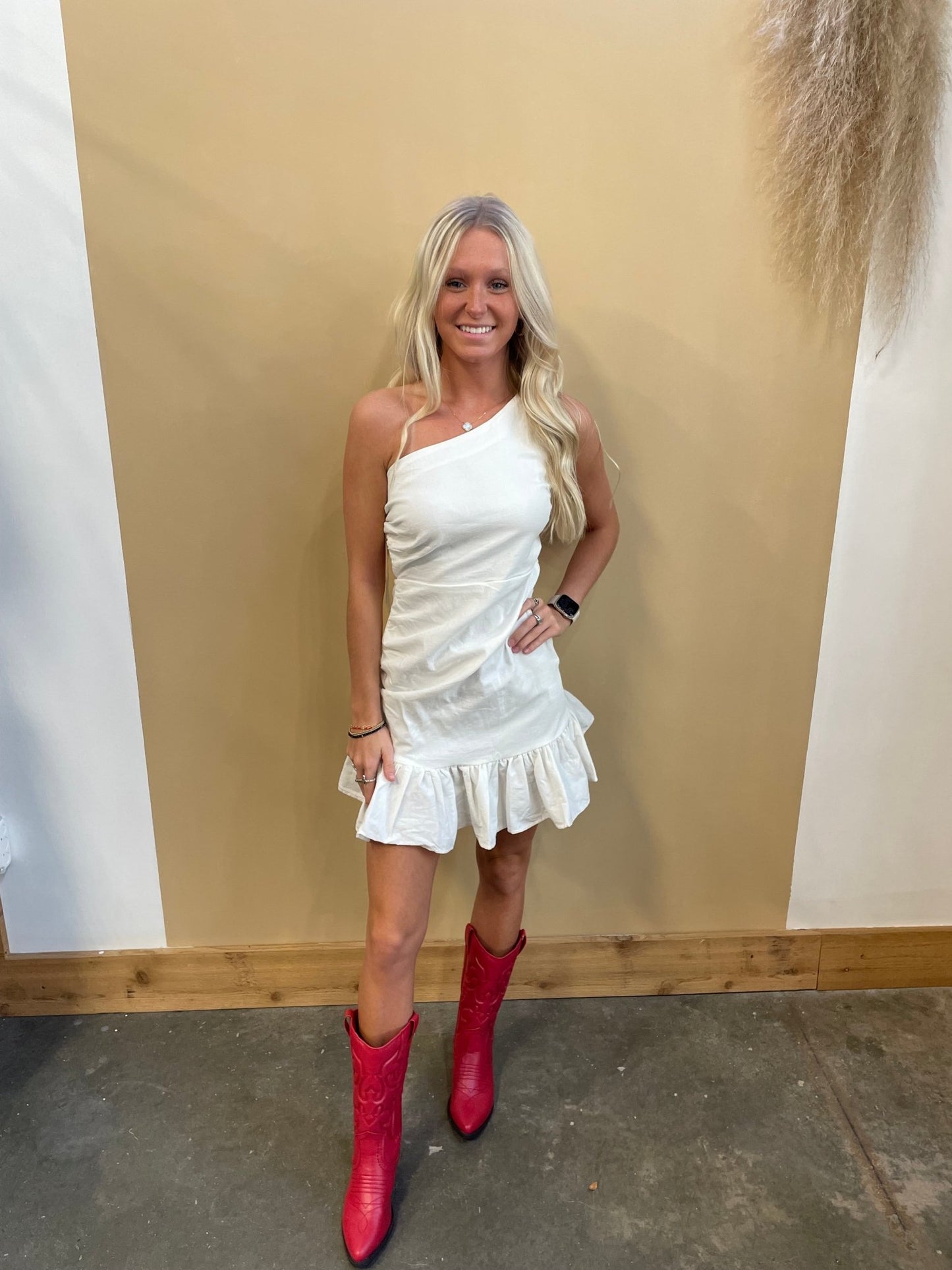 Wrenley One Shoulder Dress - Arete Style