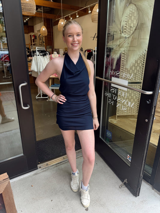 Olivia Open Back Dress