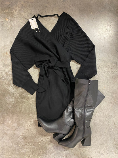 Holly Off Shoulder Sweater Dress
