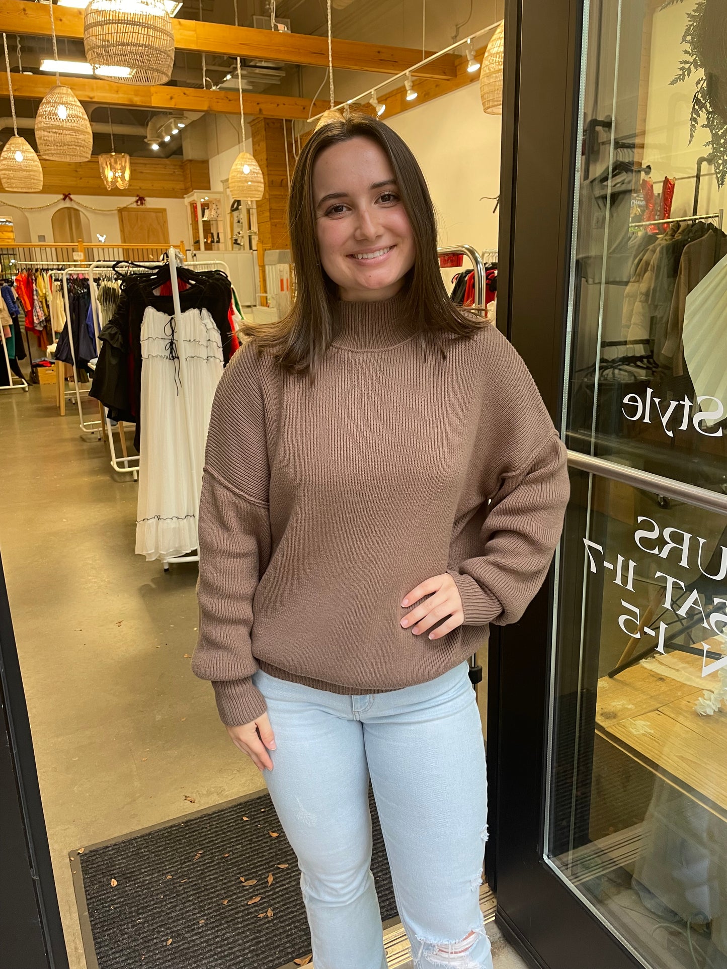 Chandler Mock Neck Sweater