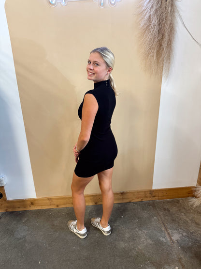 Celeste Mock Neck Dress