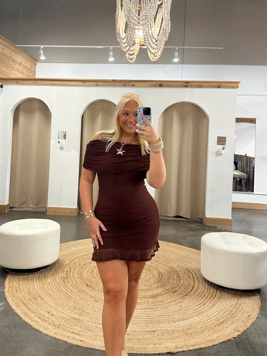 Nova Off Shoulder Dress