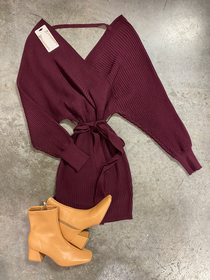 Holly Off Shoulder Sweater Dress