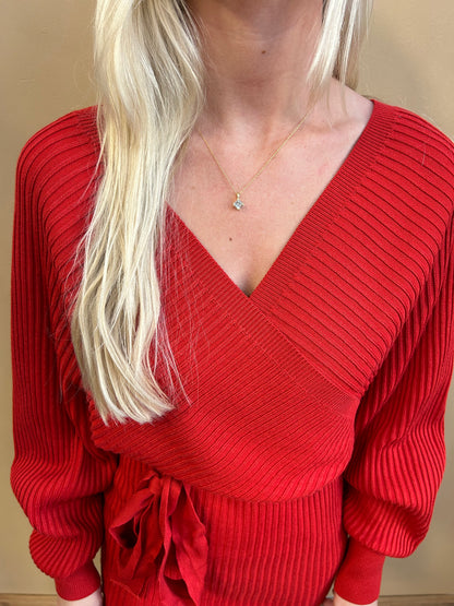 Holly Off Shoulder Sweater Dress