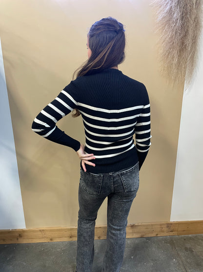 Long Sleeve Stripe Sweater