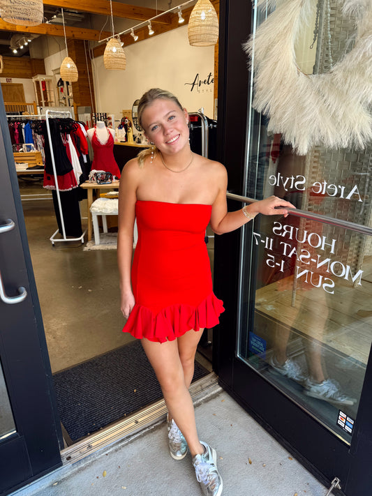 Emily Ruffle Dress