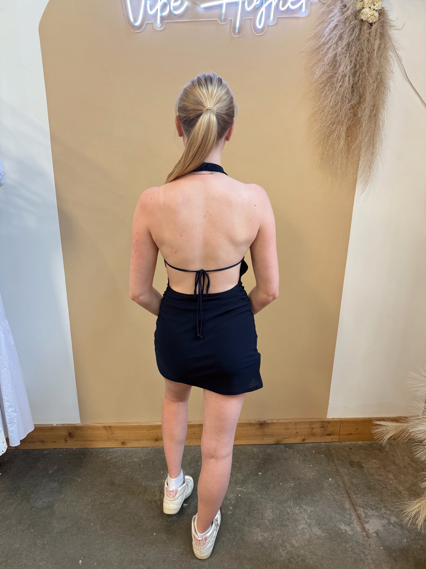 Olivia Open Back Dress