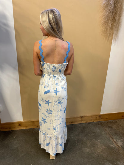On The Sea Maxi Dress