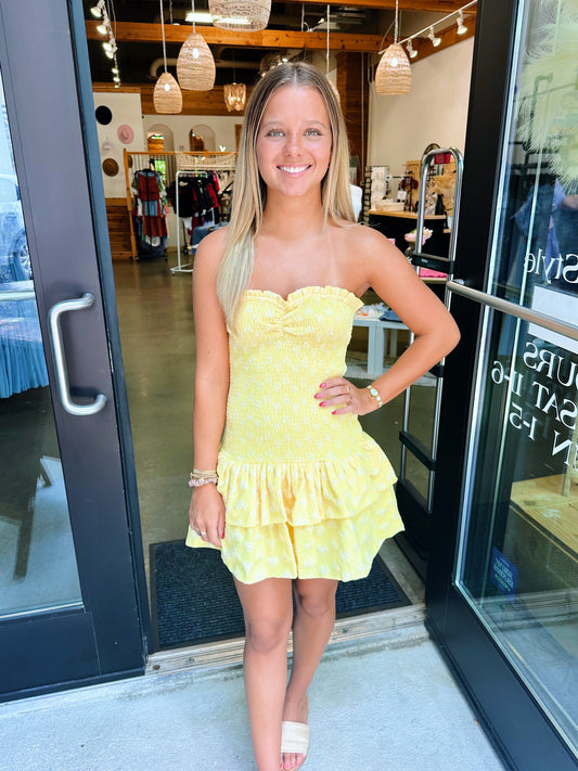 Skylar Smocked Mini Dress