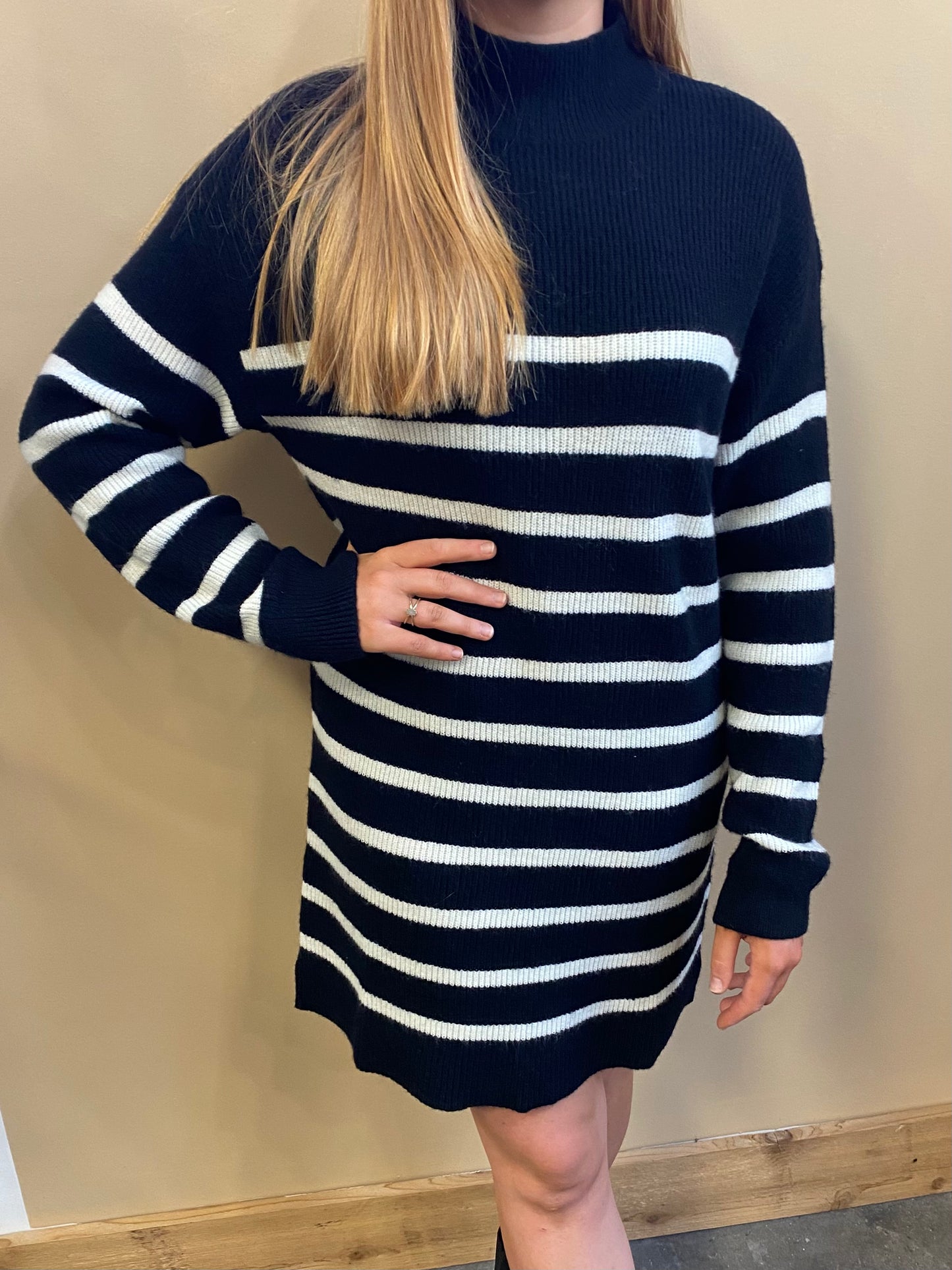Stripe Sweater Dress