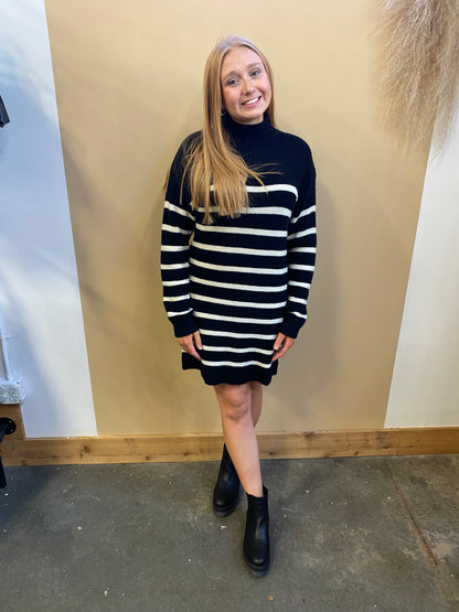 Stripe Sweater Dress
