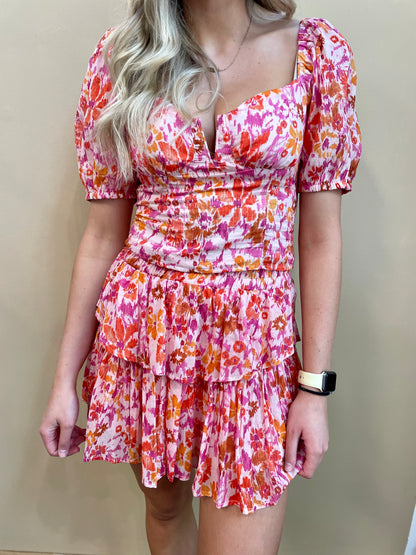 Aubrey Floral Skirt - Arete Style