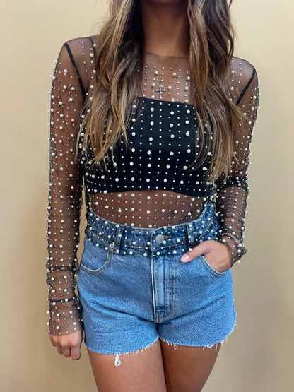 Speak Now Sheer Top