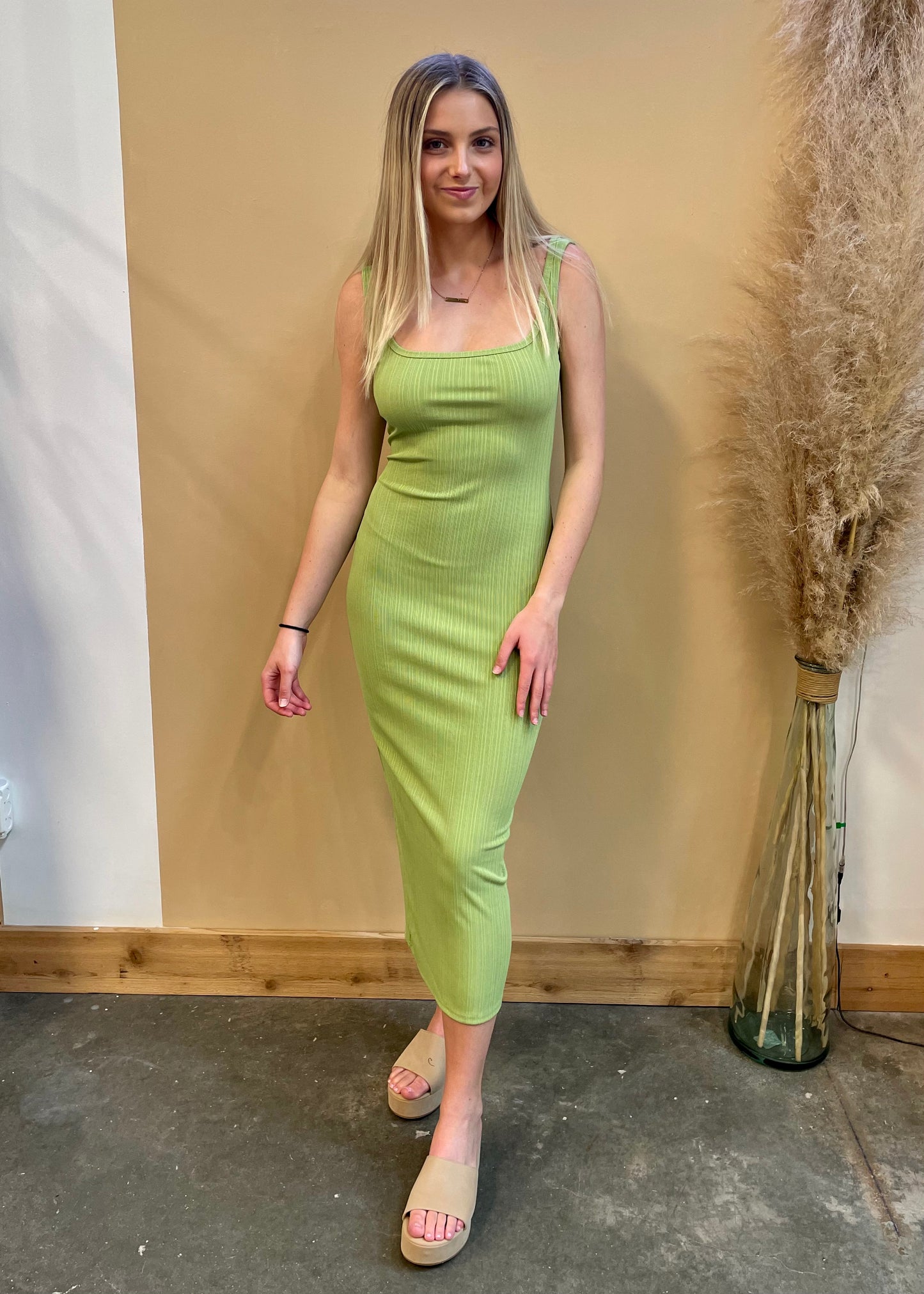Jessie Rib Knit Dress - Arete Style