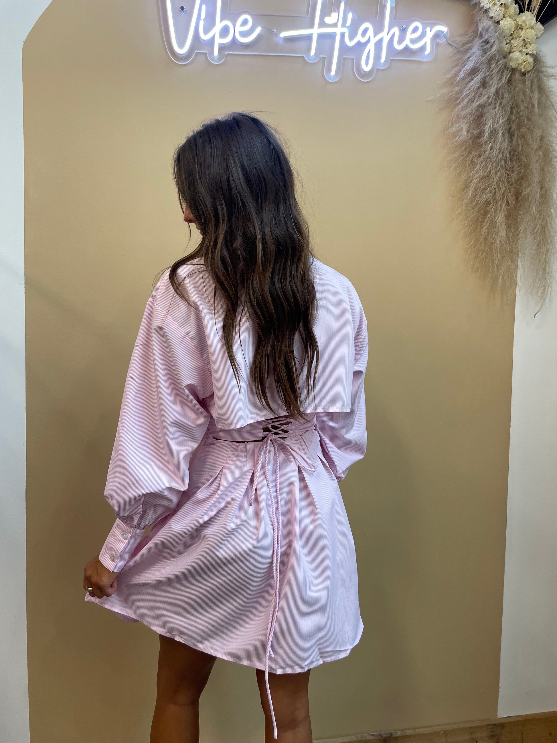 Alexa Pleated Dress - Arete Style