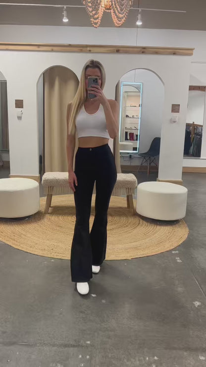Black Flare Jean