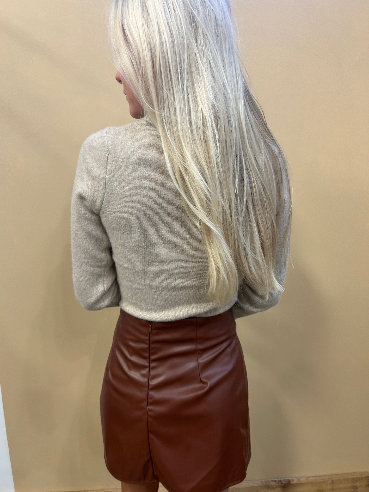 Addison Mock Neck Sweater Top - Arete Style