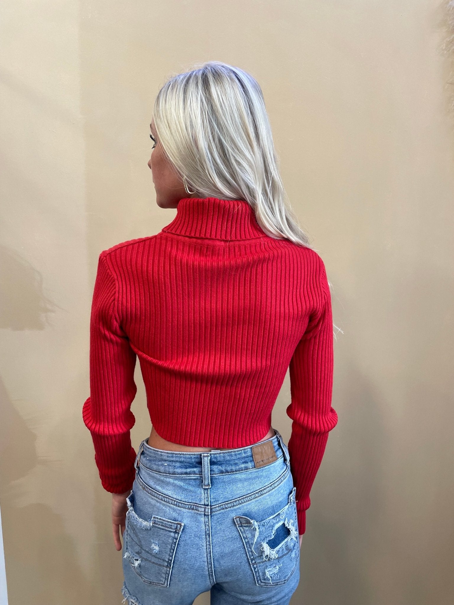 Amelia Cropped Sweater Top - Arete Style