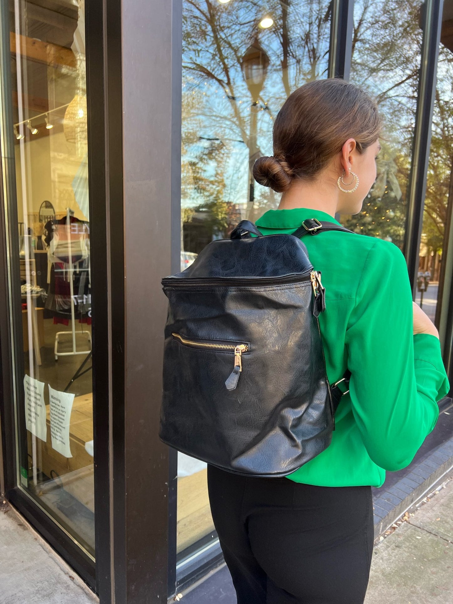 Black Backpack - Arete Style