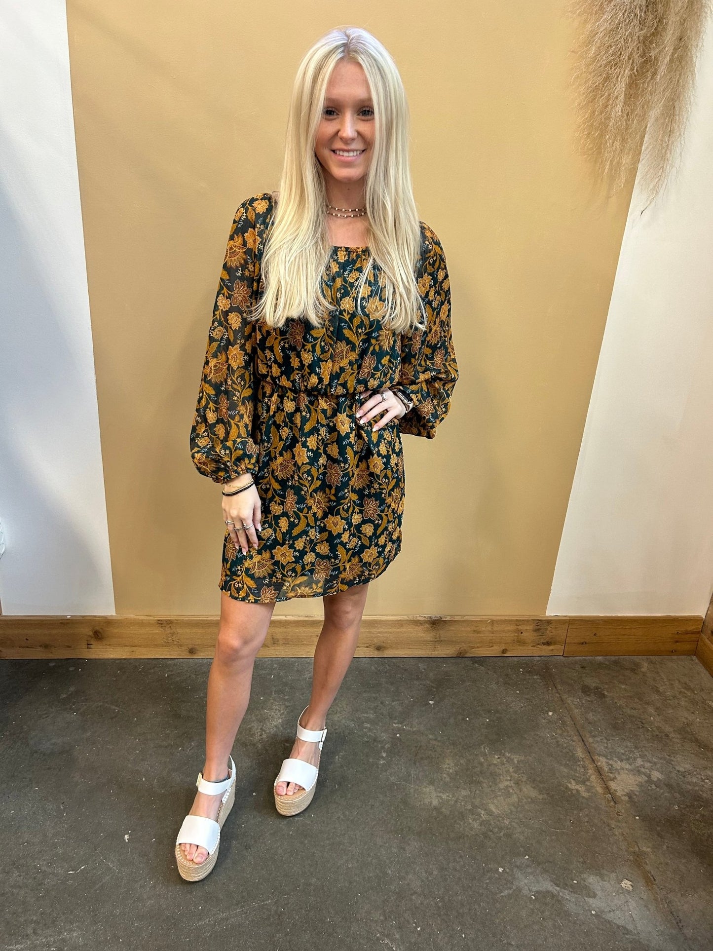 Brooke Floral Dress - Arete Style