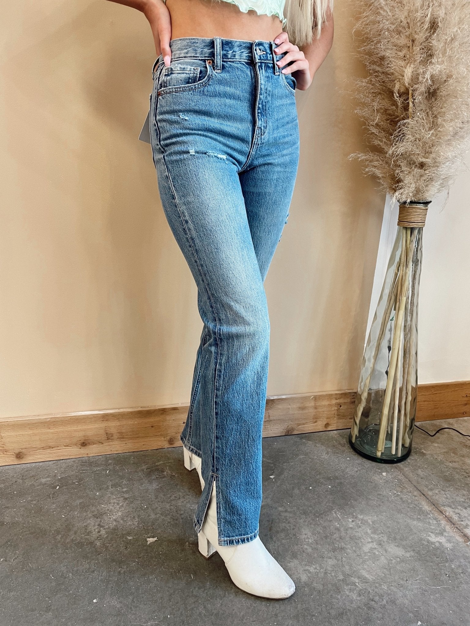 Bryn High Rise Straight Jean - Arete Style